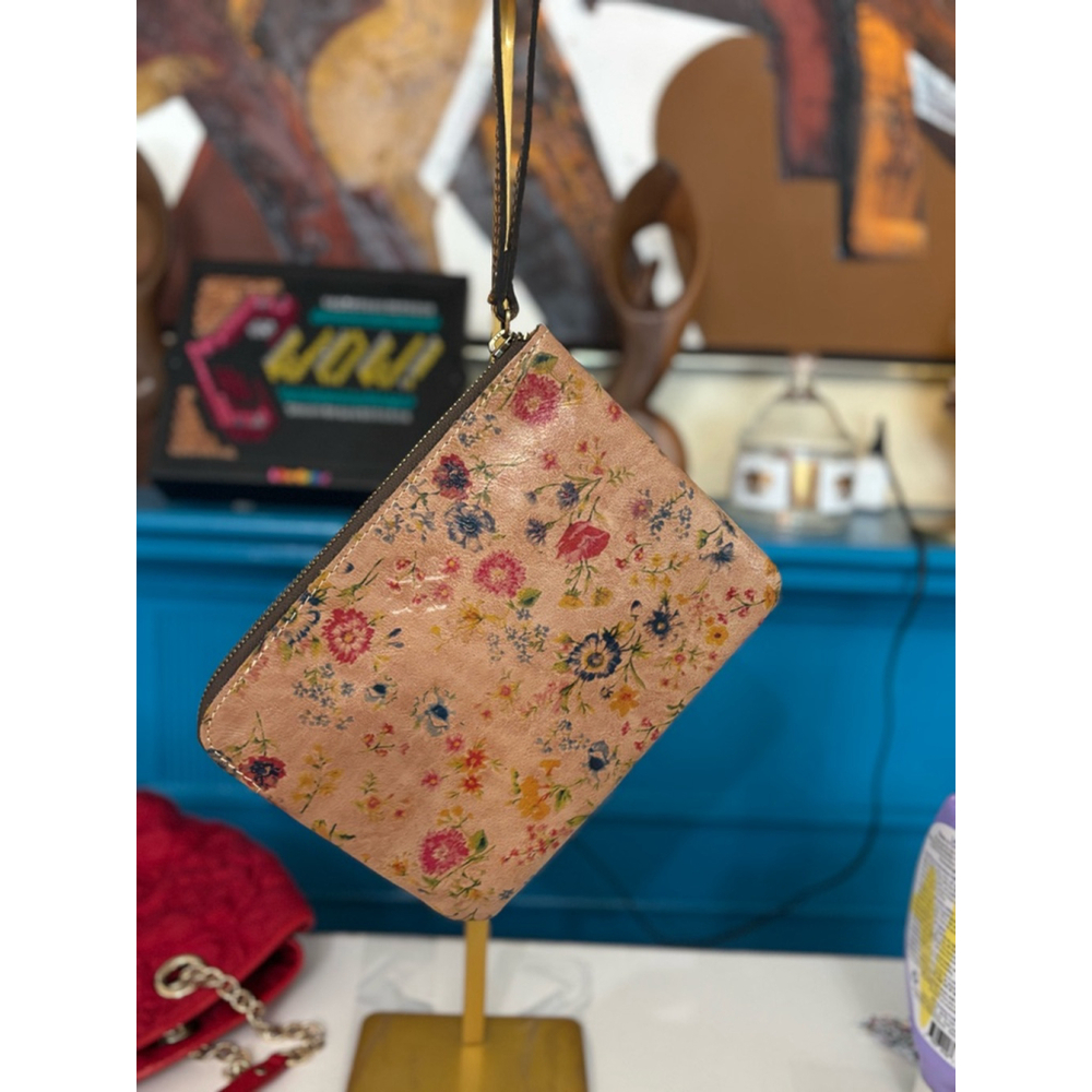 Patricia Nash Floral Pink Clutch